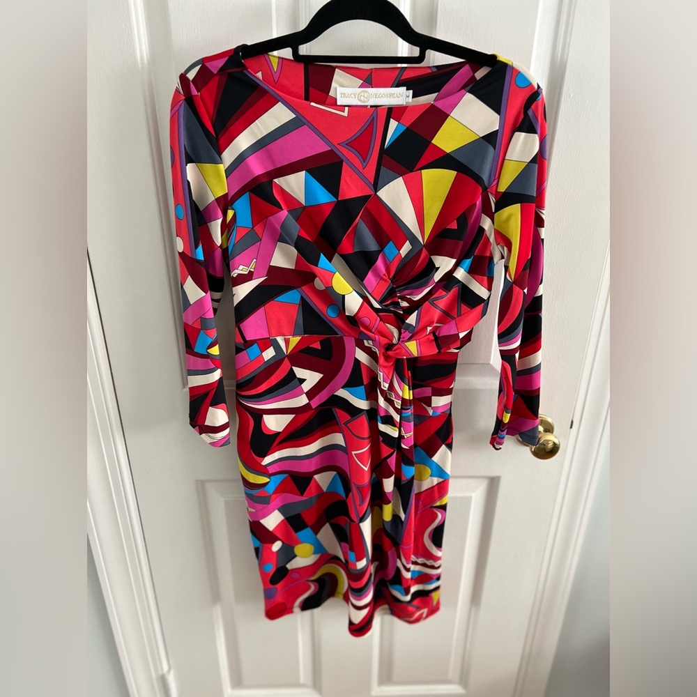 Tracy Negoshian colorful dress